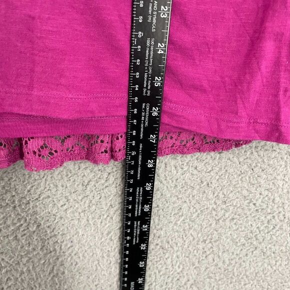 Adrian Dilafield Zig Zag Layered Women‎ L Pink Long Sleeve Top - Picture 7 of 10